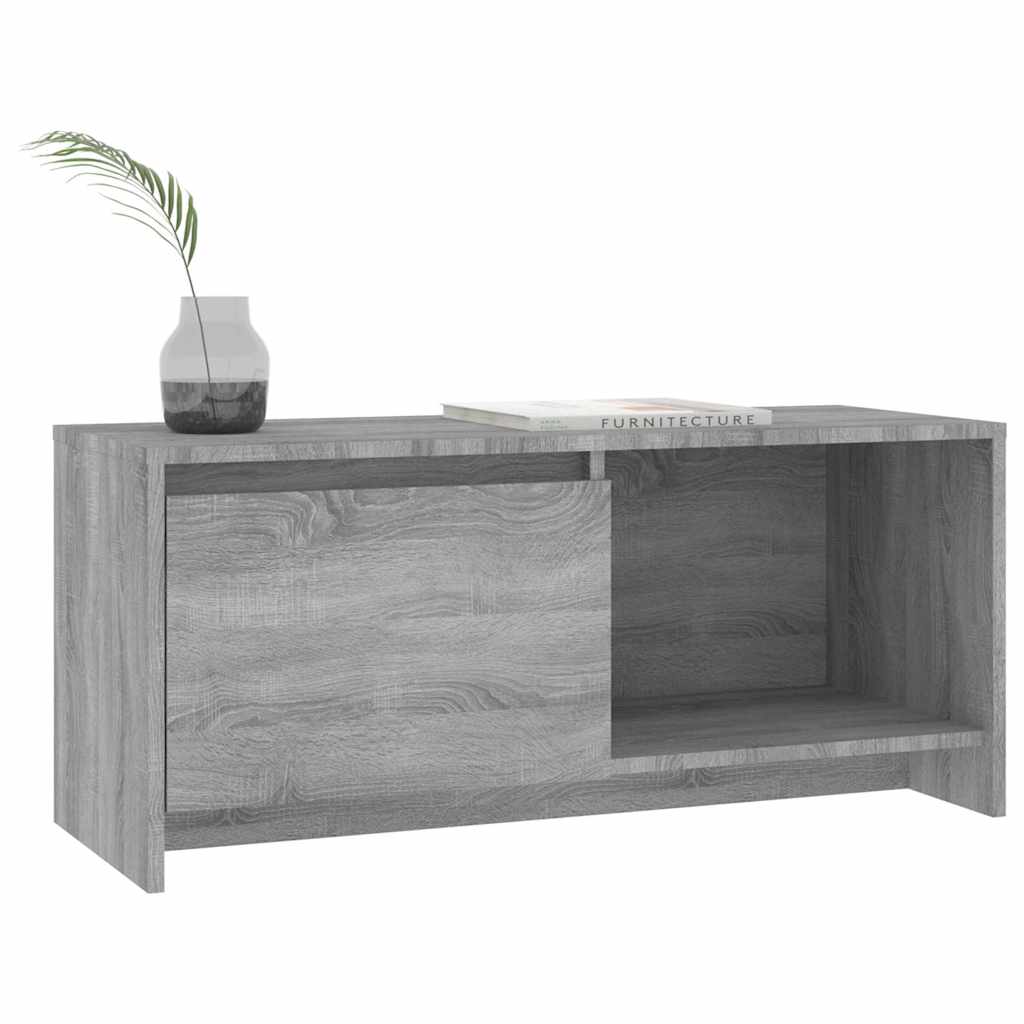 TV-Schrank Grau Sonoma 90x35x40 cm Holzwerkstoff