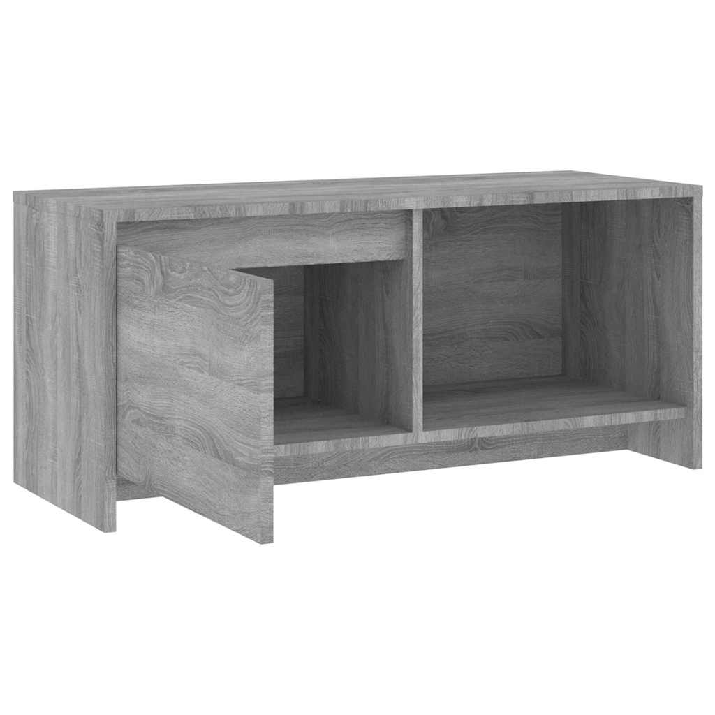 TV-Schrank Grau Sonoma 90x35x40 cm Holzwerkstoff