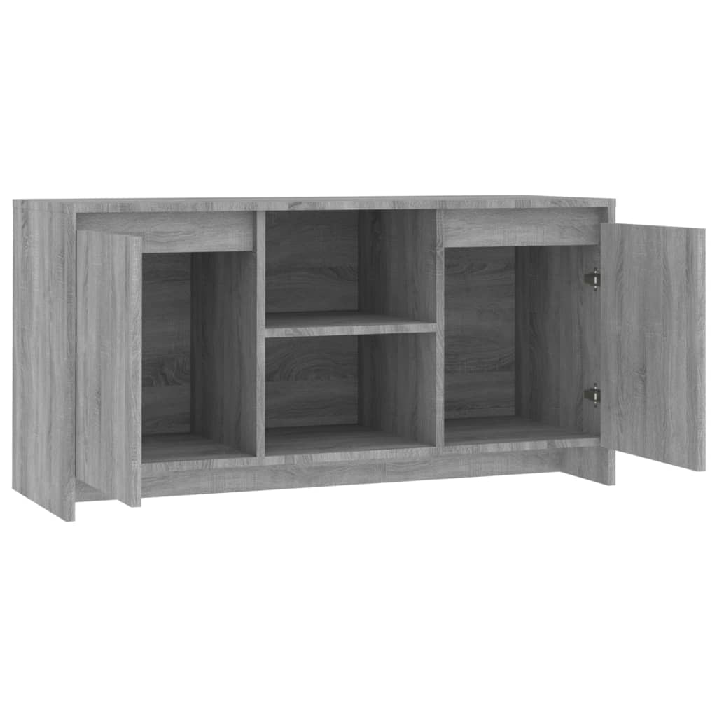 Meuble TV gris Sonoma 102x37,5x52,5 cm en bois