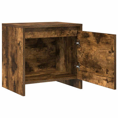 Nachttisch Räuchereiche 45x34x44,5 cm Holzwerkstoff