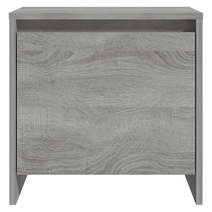 Nachttische 2 Stk. Grau Sonoma 45x34x44,5cm Holzwerkstoff