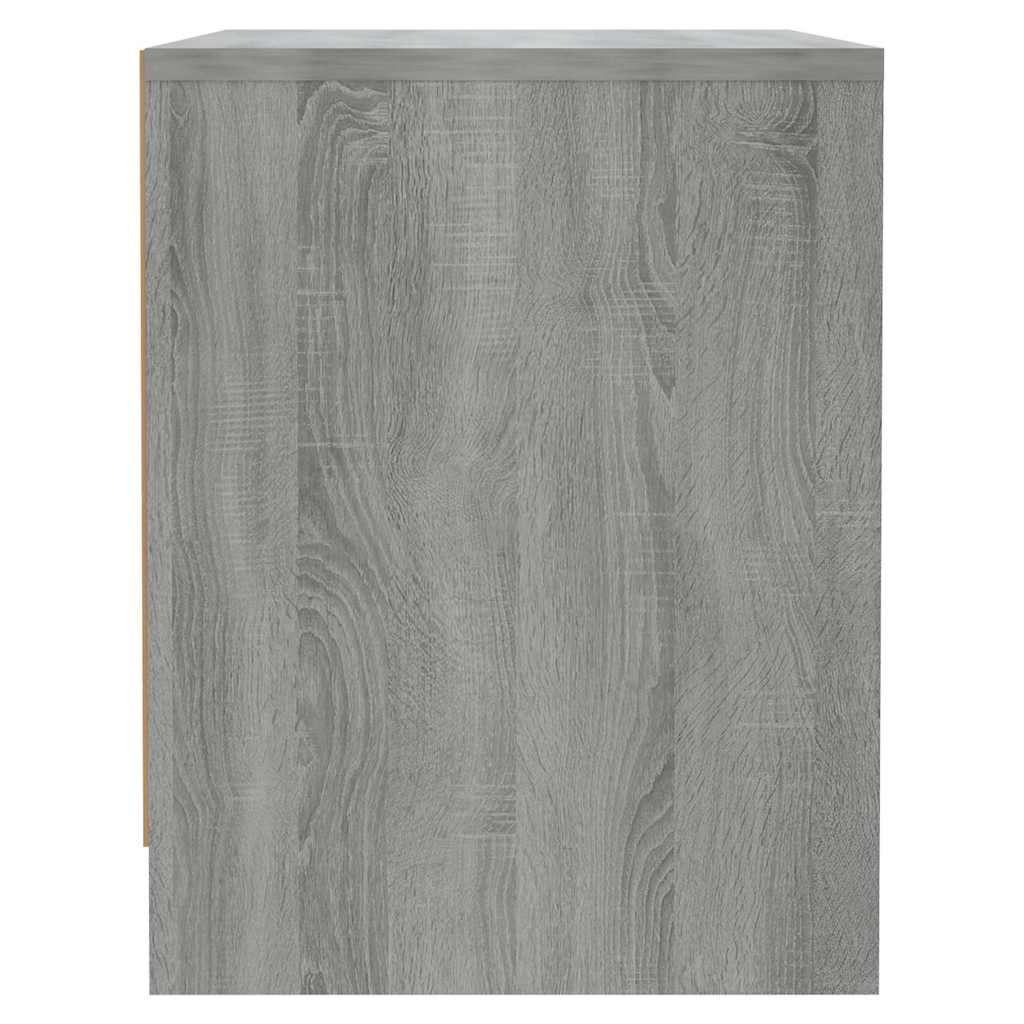 Nachttische 2 Stk. Grau Sonoma 45x34x44,5cm Holzwerkstoff