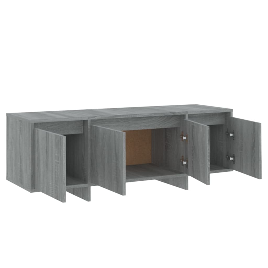 Meuble TV gris Sonoma 120x30x40,5 cm en bois