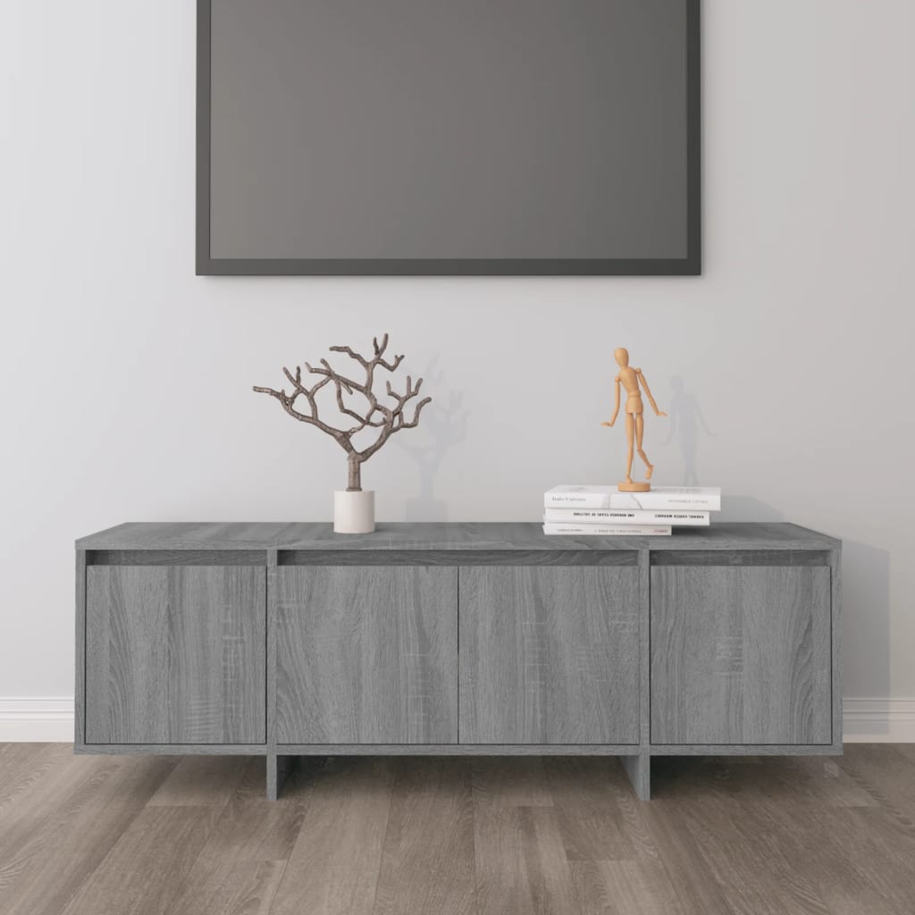 Meuble TV gris Sonoma 120x30x40,5 cm en bois