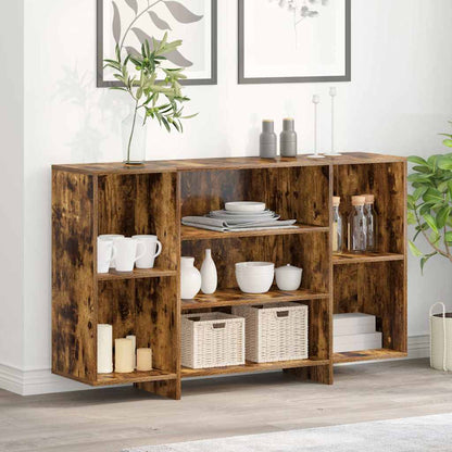 Sideboard Räuchereiche 120x30x75 cm Holzwerkstoff
