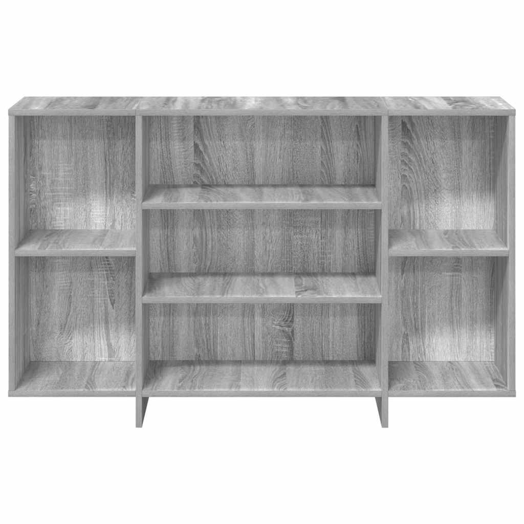 Sideboard Grau Sonoma 120x30x75 cm Holzwerkstoff