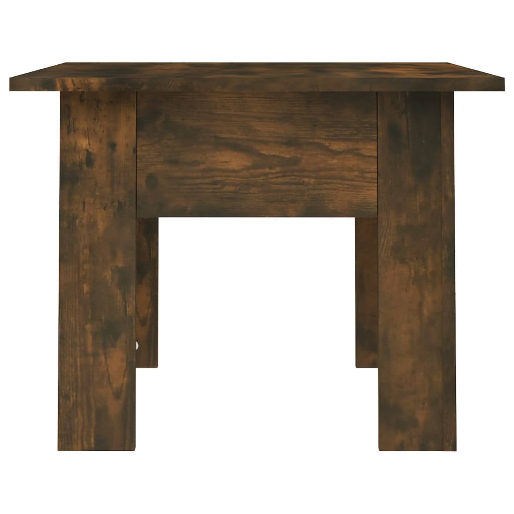 Table basse chêne fumé 55x55x42 cm en bois