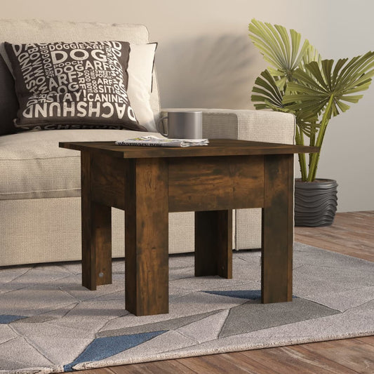 Couchtisch Räuchereiche 55x55x42 cm Holzwerkstoff