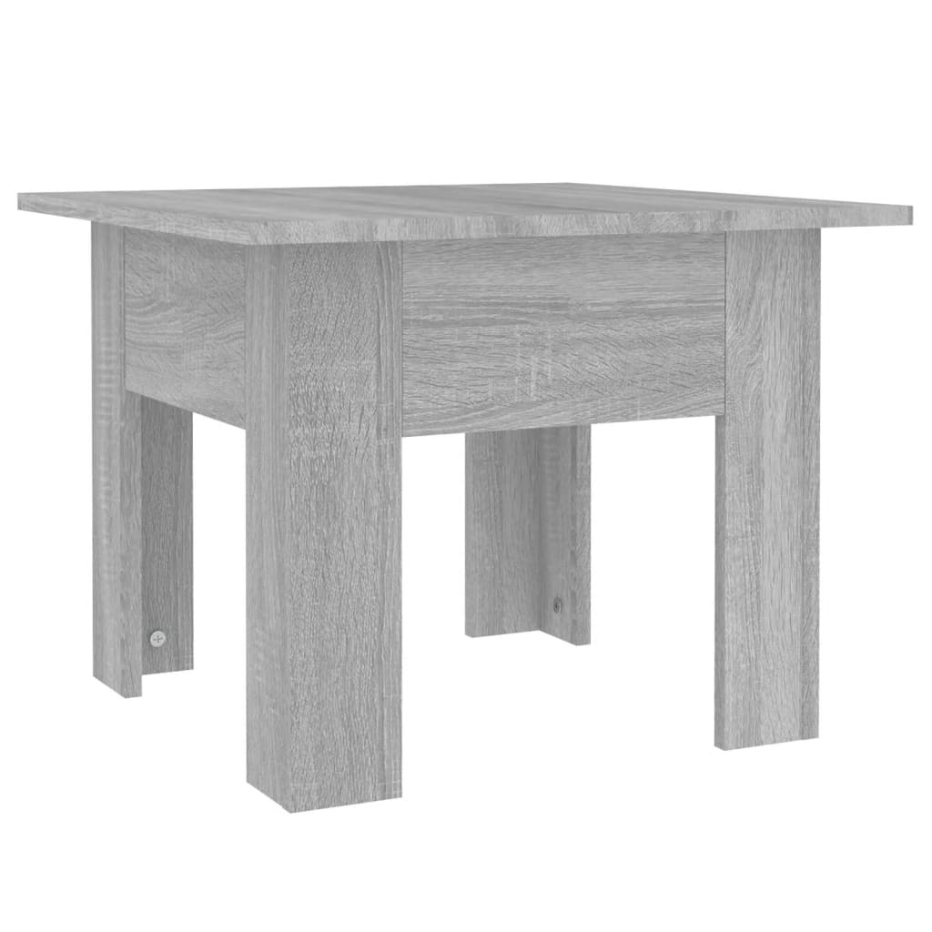 Table basse Sonoma grise 55x55x42 cm en bois