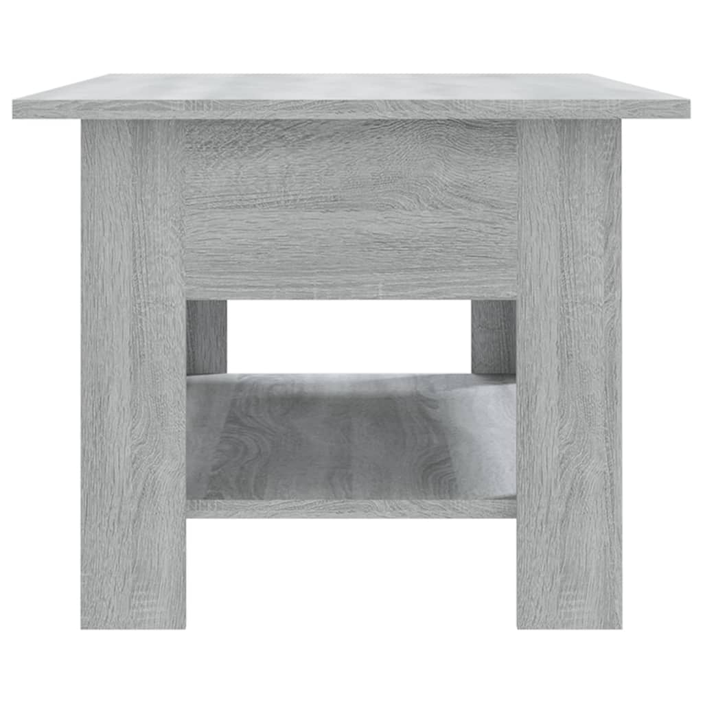Table basse Sonoma grise 102x55x42 cm en bois