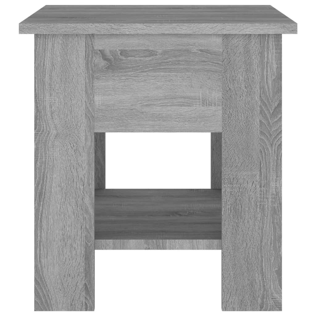 Table basse grise Sonoma 40x40x42 cm en bois