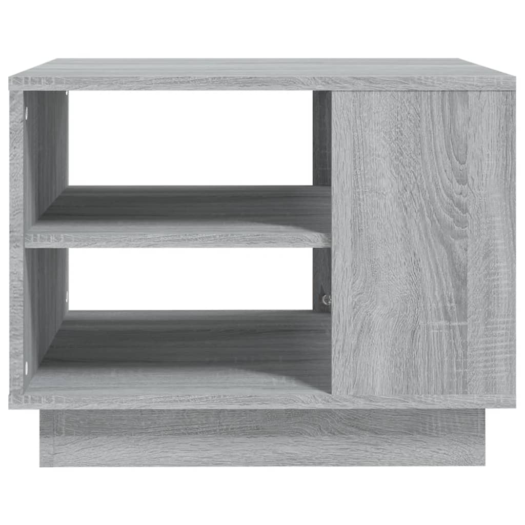 Table basse grise Sonoma 55x55x43 cm en bois