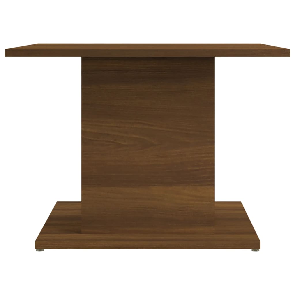 Table basse aspect chêne brun 55,5x55,5x40 cm en bois