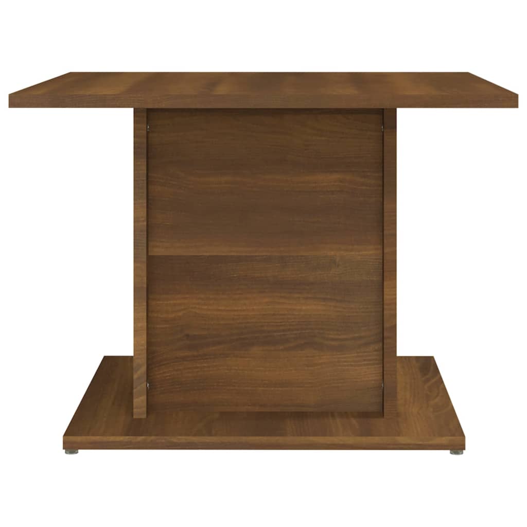 Table basse aspect chêne brun 55,5x55,5x40 cm en bois
