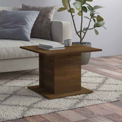 Couchtisch Braun Eichen-Optik 55,5x55,5x40 cm Holzwerkstoff