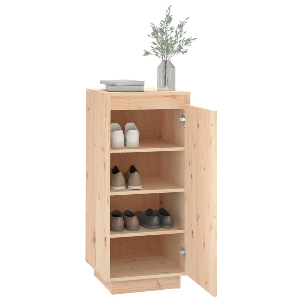 Shoe cabinet 35x35x80 cm solid pine wood