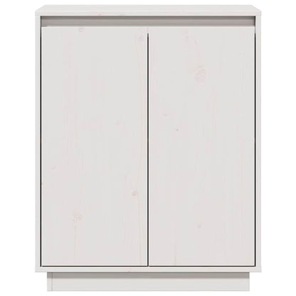 Sideboard Weiß 60x34x75 cm Massivholz Kiefer