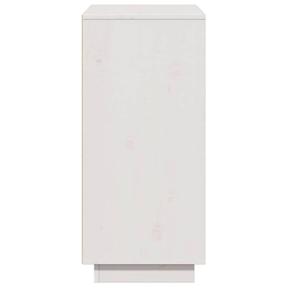 Sideboard Weiß 60x34x75 cm Massivholz Kiefer