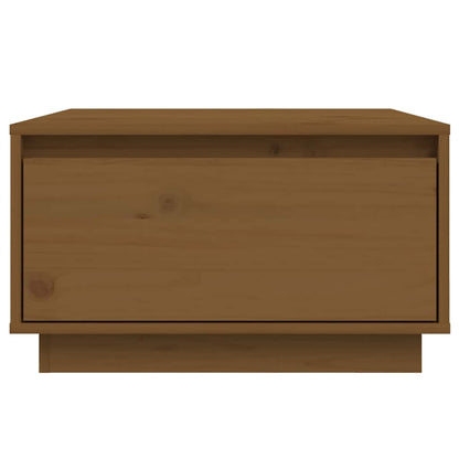Couchtisch Honigbraun 55x56x32 cm Massivholz Kiefer