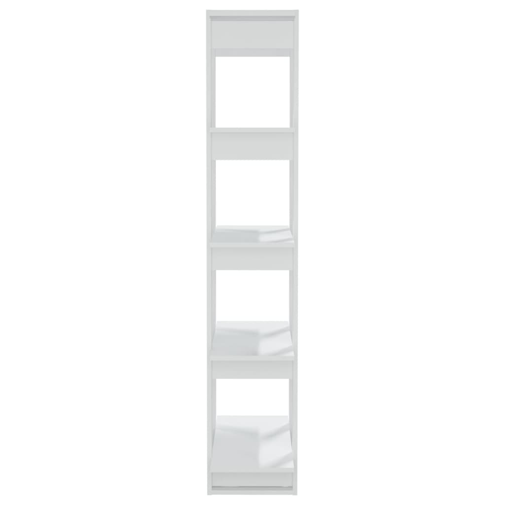 Bookshelf/Room Divider White 80x30x160 cm Wood Material