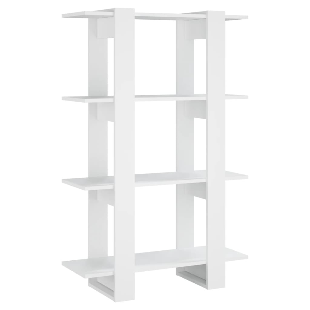 Bookshelf/Room Divider White 80x30x123.5 cm
