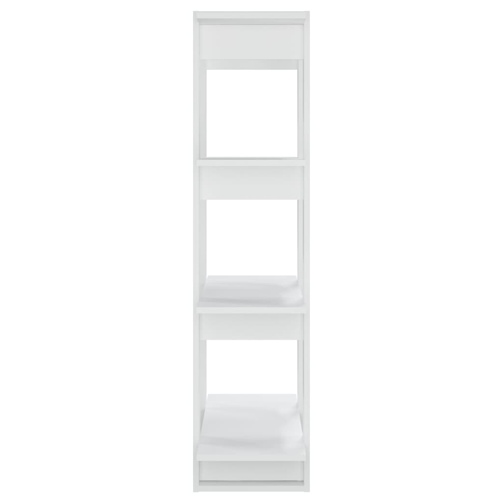Bookshelf/Room Divider White 80x30x123.5 cm