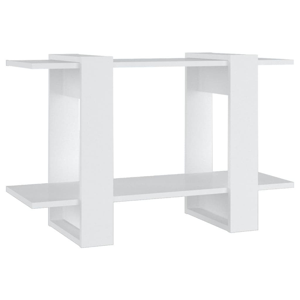 Bookshelf/Room Divider White 80x30x51 cm