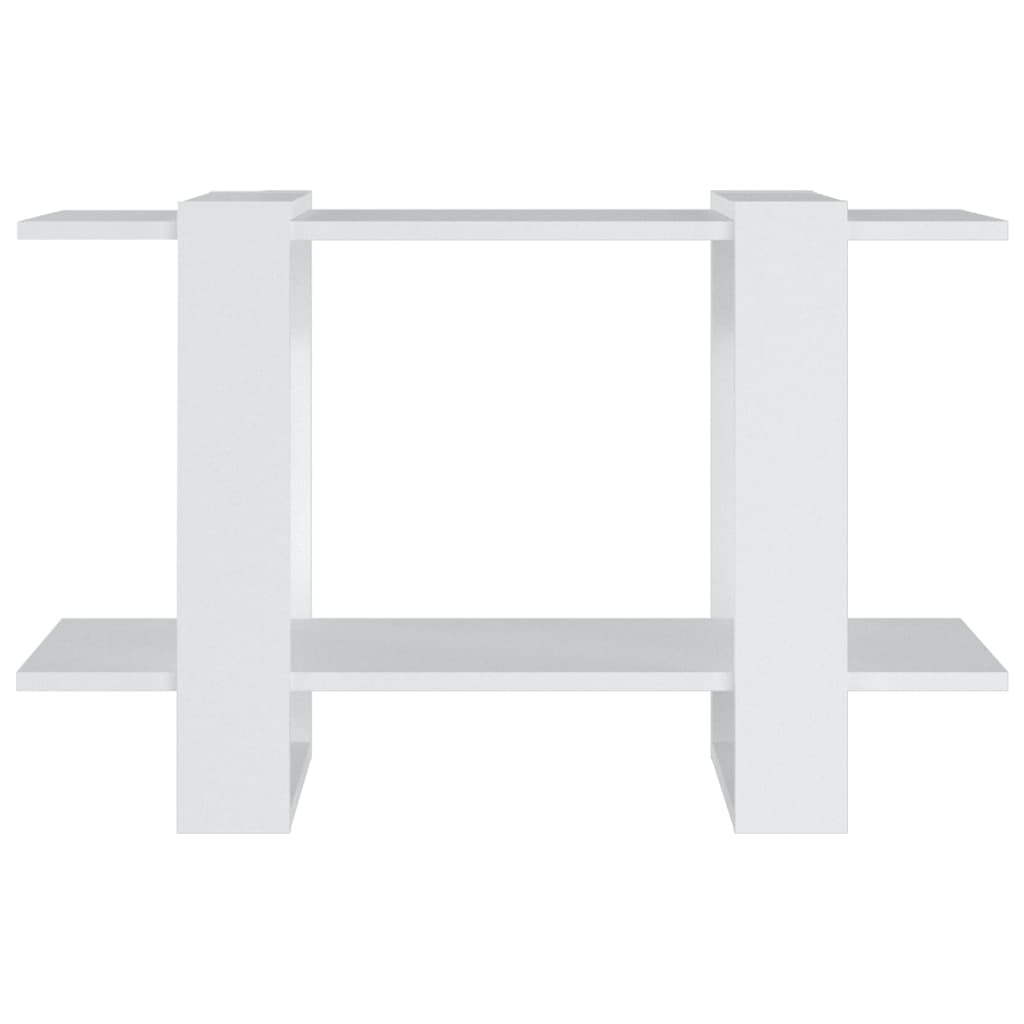 Bookshelf/Room Divider White 80x30x51 cm