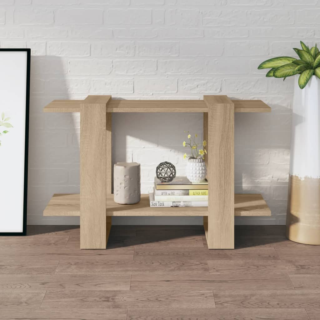 Bibliothèque/séparateur de pièce Chêne Sonoma 80x30x51 cm