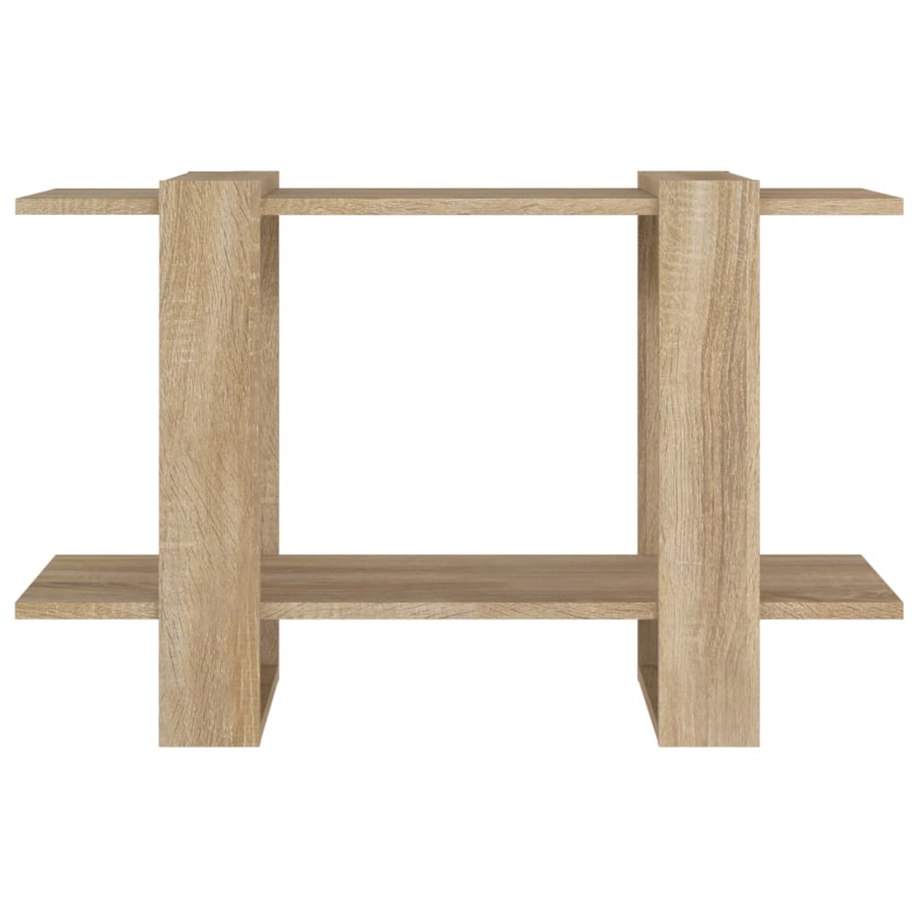 Bibliothèque/séparateur de pièce Chêne Sonoma 80x30x51 cm