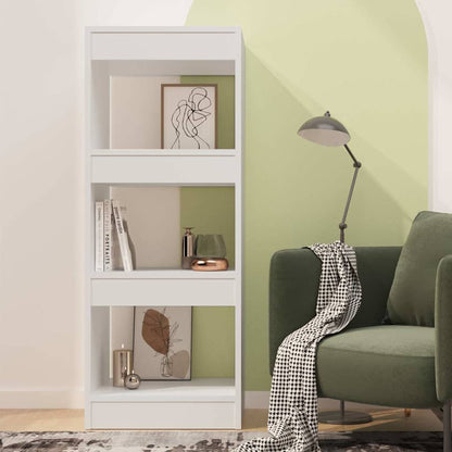 Bücherregal/Raumteiler Weiß 40x30x103 cm Holzwerkstoff