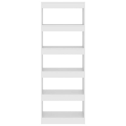 Bücherregal/Raumteiler Weiß 60x30x166 cm Holzwerkstoff