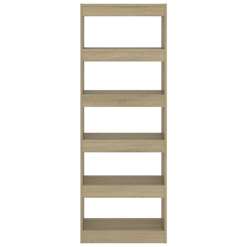 Bibliothèque/séparateur de pièce Chêne Sonoma 60x30x166 cm matériau bois