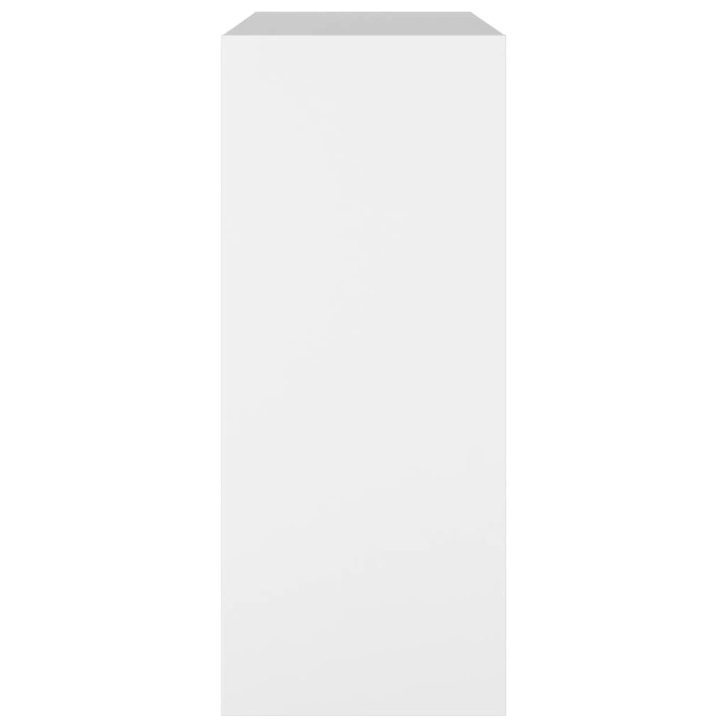 Bookshelf/Room Divider White 80x30x72 cm