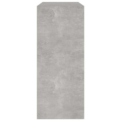 Bücherregal/Raumteiler Betongrau 80x30x72 cm