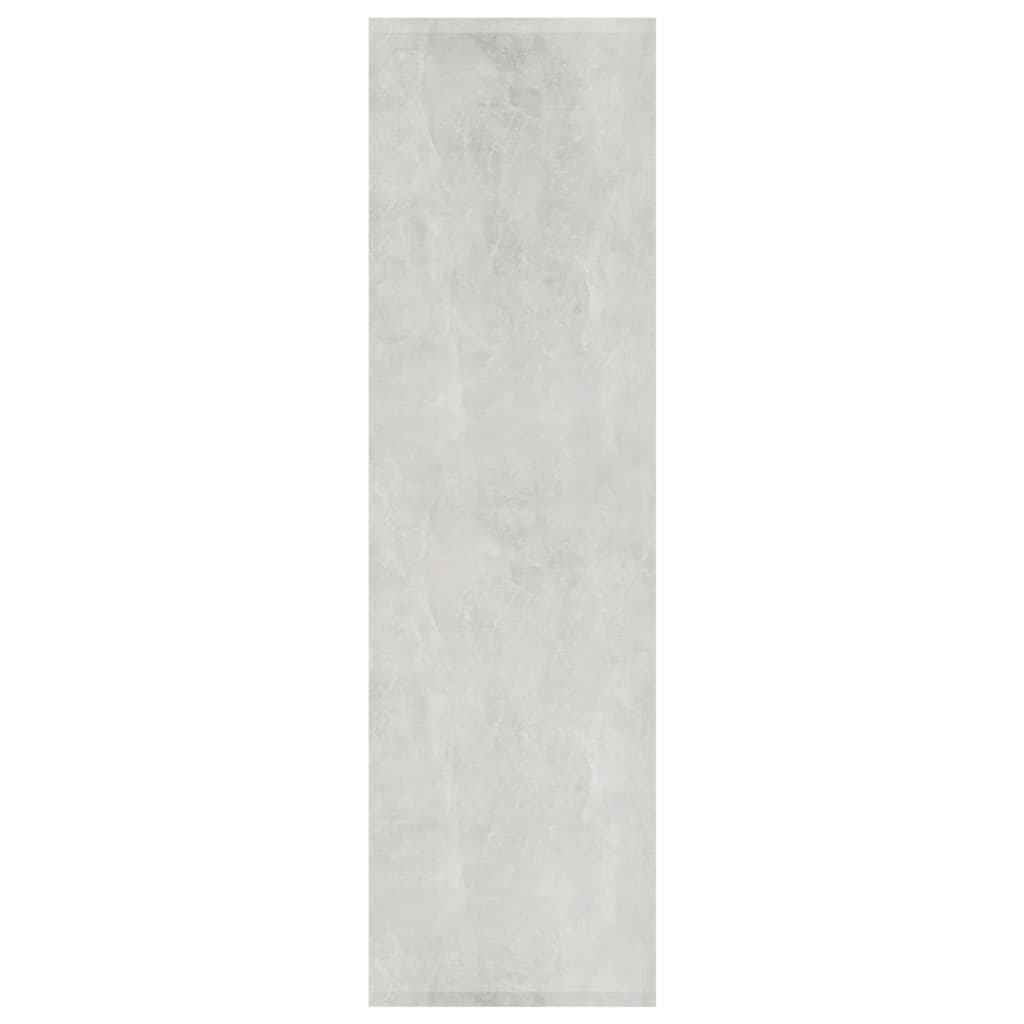 Bibliothèque/séparateur de pièce gris béton 80x30x103 cm matériau bois