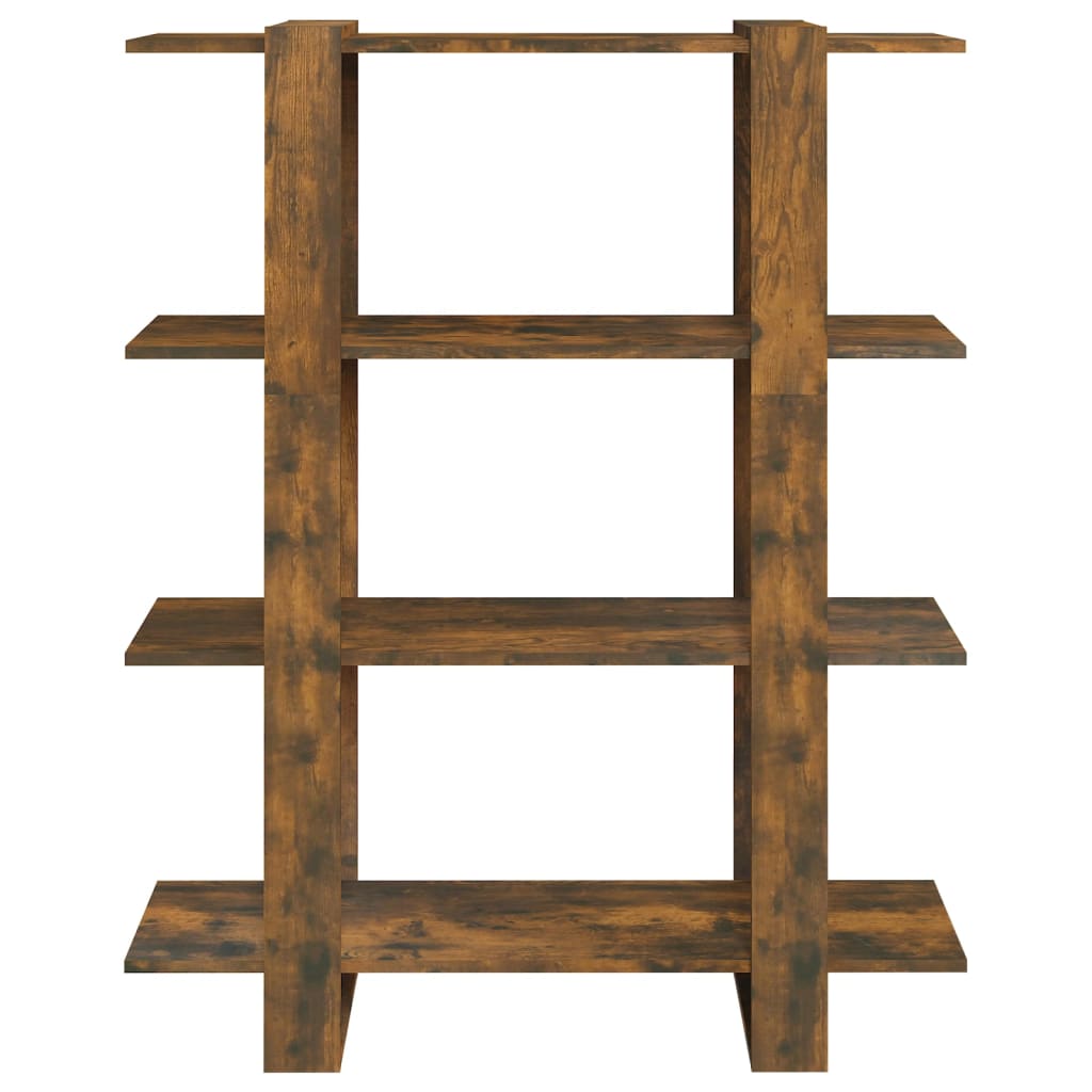 Bookshelf/Room Divider Smoked Oak 100x30x123.5 cm