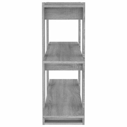 Bücherregal/Raumteiler Grau Sonoma 100x30x87 cm