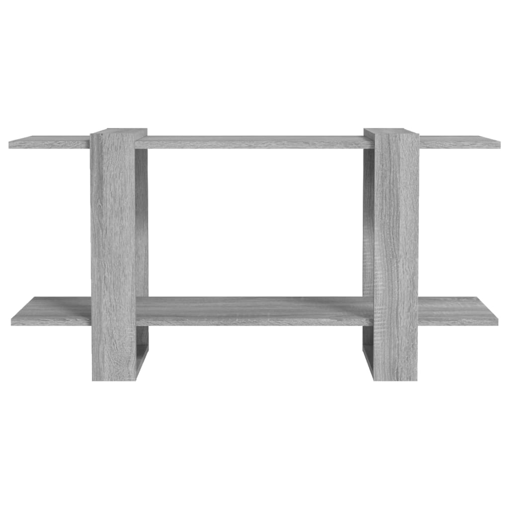 Bookshelf Gray Sonoma 100x30x51 cm Wood Material