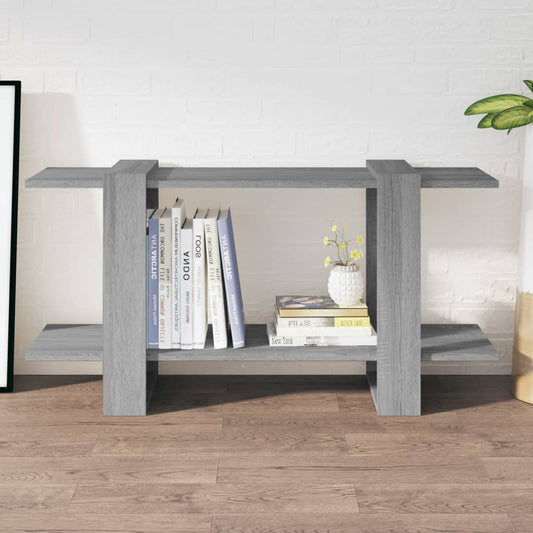 Bookshelf Gray Sonoma 100x30x51 cm Wood Material
