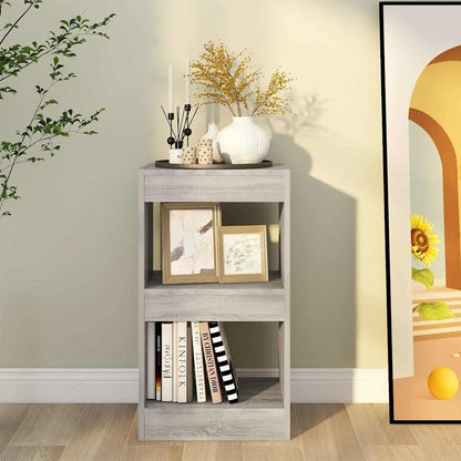 Bücherregal/Raumteiler Grau Sonoma 40x30x72 cm