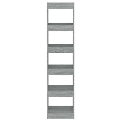 Bücherregal/Raumteiler Grau Sonoma 40x30x166 cm