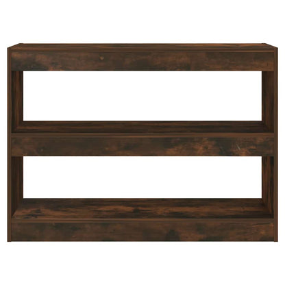 Bücherregal/Raumteiler Räuchereiche 100x30x72 cm