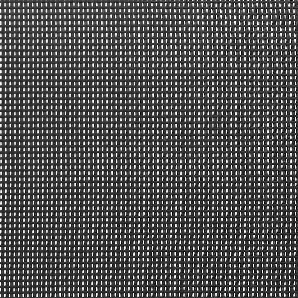 Stapelbare Gartenstühle 2 Stk. Schwarz Textilene
