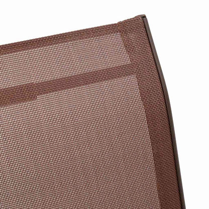 Stapelbare Gartenstühle 2 Stk. Braun Textilene