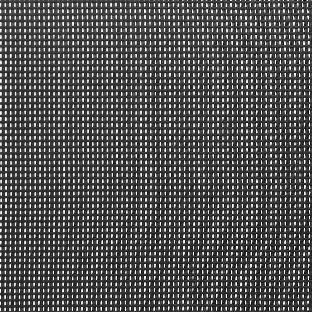 Stapelbare Gartenstühle 4 Stk. Schwarz Textilene