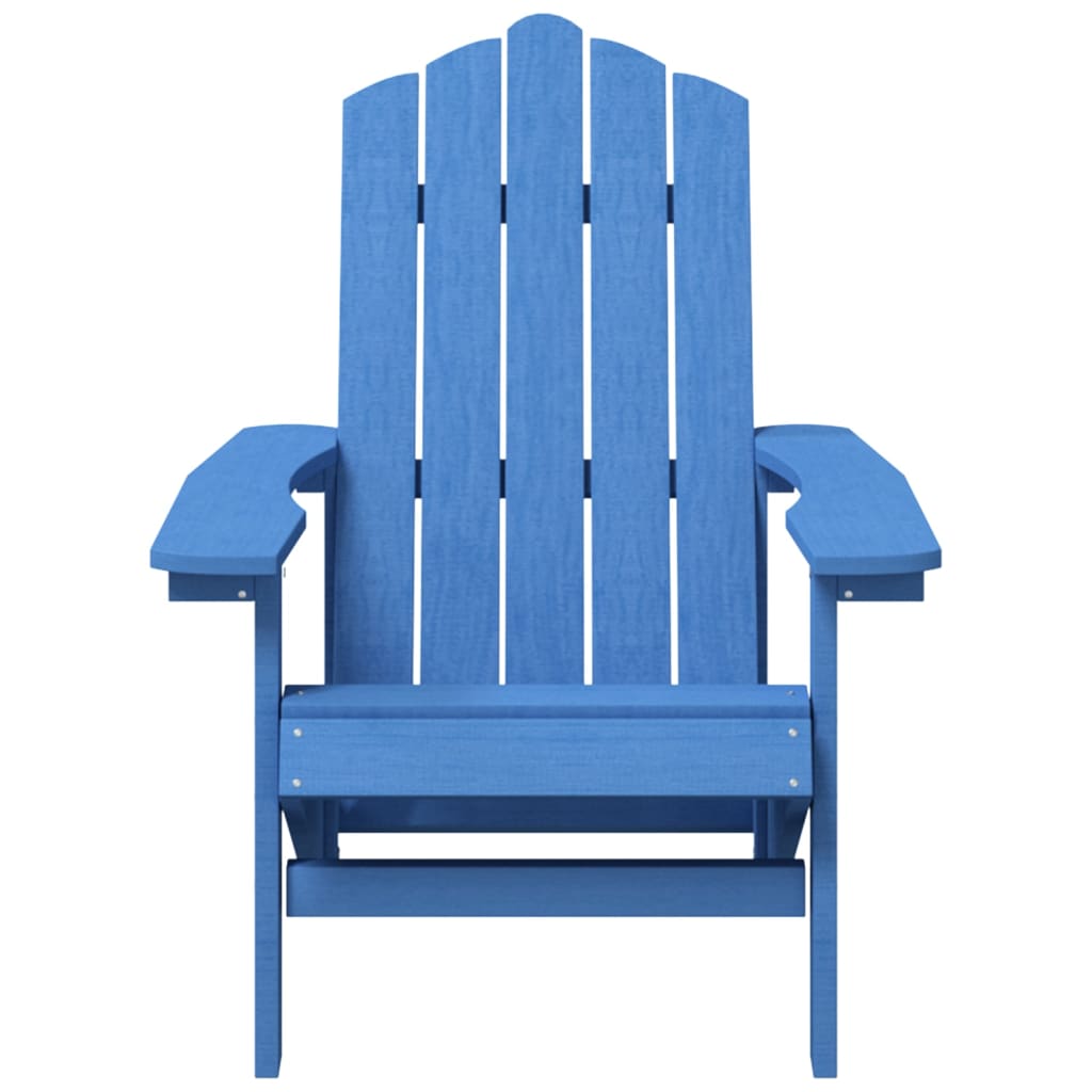 Adirondack-Gartenstuhl mit Tisch HDPE Aquamarin