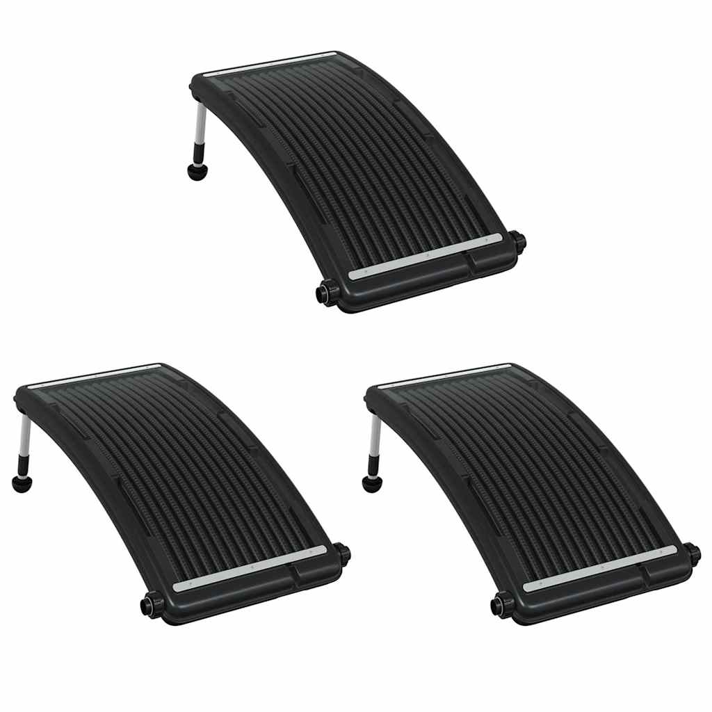 Gebogene Solar-Heizpaneele für Pool 3 Stk. 110x65 cm