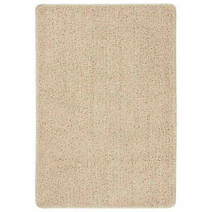 Shaggy-Teppich Creme 160x230 cm Rutschfest