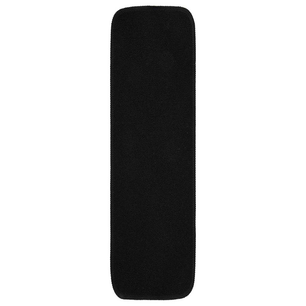 Antirutsch Stufenmatten 15 Stk. 75x20 cm Schwarz Rechteckig